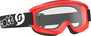 Scott Youth Agent Mini Goggle Red â€“ Clear AFC Lens