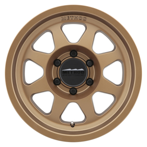 MR701 16x8 0mm Offset 6x5.5 106.25mm CB Method Bronze Wheel