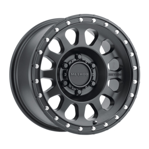 MR315 17x8.5 0mm Offset 6x135 87mm CB Matte Black Wheel
