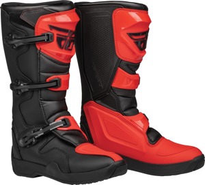 Fly Racing Maverik LT Boot Red/Black Size 10 - Red/Black motocross boot in size 10