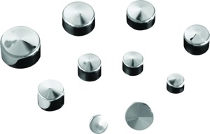 Kuryakyn Kool Kaps 3/8" Chrome Bolt Head Covers 10pk