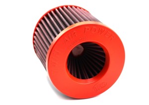 Universal Air Filter w/Polyurethane Top - 90mm ID / 140mm H - Twin Air Inlets