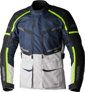 RST Maverick EVO CE Textile Jacket Navy/Silver 4XL - Textile motorcycle jacket, Navy/Silver, Size 4XL