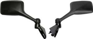Left & Right Mirror Replacement Set - Black - For 96-07 EX250R Ninja