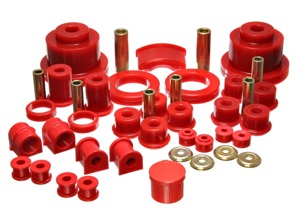 Energy Suspension Hyper-Flex Master Bushing Set Red Fits 04 Pontiac GTO