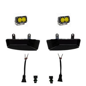 Baja Designs S2 Wide Cornering Fog Kit Amber Fits 2019+ Ram 2500/3500