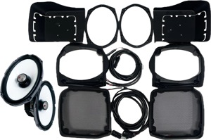 Cerwin Vega 6x9 Cut-In Lid Kit w/ SM694 For 98-13 FLH/T Bags - Audio lid kit with SM694 speakers for 98-13 FLH/T