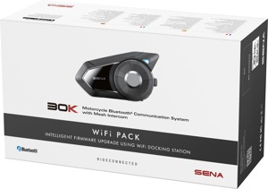 Sena 30K HD Bluetooth Mesh Intercom with HD Speakers Single Pack