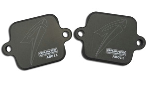 Smog Block Off Plates - Yamaha