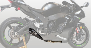 GP19 Black Full Exhaust System - For 21-25 Kawasaki ZX10R