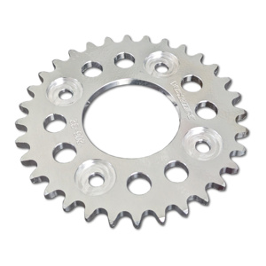 Rear Aluminum Sprocket Silver 33T 420 - For 14-20 Honda MSX125Grom