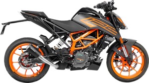 Leovince LV-10 Slip-On Muffler Black For KTM 390/125 Duke - Slip-on muffler for KTM 390 Duke, 125 Duke