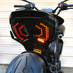 New Rage Cycles Rear Turn Signals For Ducati Diavel V4 2023-Up - Custom rear turn signals For Ducati Diavel V4 2023+