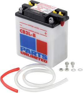 Parts Unlimited Heavy-Duty 12V Battery Kit YB3L-B - Fits Yamaha XT 350, XT 250