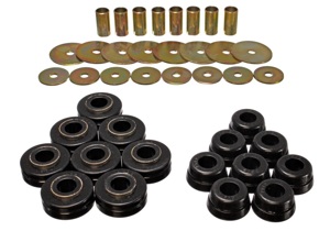 Energy Suspension Body Mount Set - Black Fits Scout II