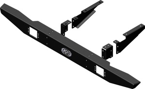 KFI Rear Formed Bumper Black for Kawasaki Teryx4 2012-2023 - Rear steel bumper For Kawasaki Teryx4 2012-2023