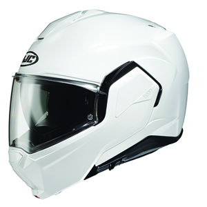 HJC i100 Modular Street Helmet XL White - Modular street helmet, XL, white, D.O.T. approved