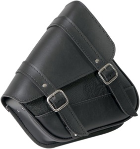 Willie & Max Revolution Swingarm Saddlebags Black Synthetic Leather