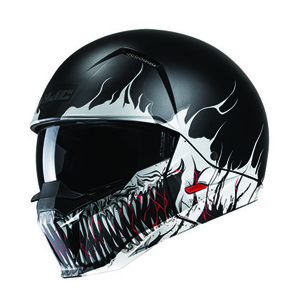 HJC i20 Scraw Convertible Street Helmet MC5SF XS - Convertible street helmet, MC5SF, XS by HJC