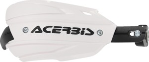 Acerbis Endurance X Handguards White/Black Universal Pair - Ultra-durable closed handguard, universal fit