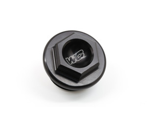 Works Connection Anodized Black Aluminum Oil Filler Plug - M24x3 For KTM, Gas Gas, Husqvarna