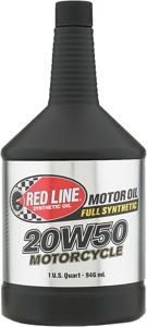 Red Line 20W50 Motorcycle Oil - 1 Quart
