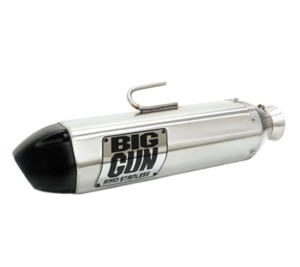 Big Gun EXO Stainless Slip-On Exhaust Fits 13-23 Polaris Scrambler XP 850 HO