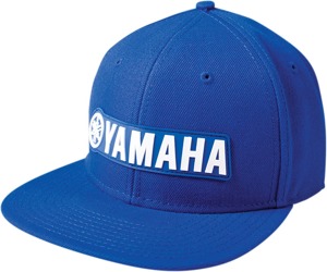 Men's Yamaha Bold Snapback Hat Royal One Size by Factory Effex