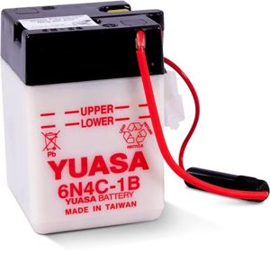 Yuasa 6N4C-1B Conventional 6 Volt Battery