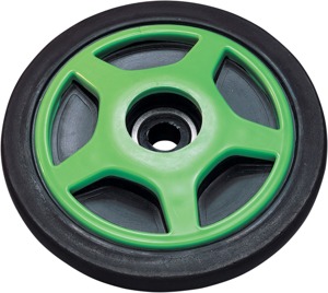Parts Unlimited Idler Wheel with Insert Green Black For Arctic Cat - Idler wheel for Arctic Cat snowmobiles