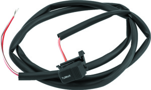 Twin Power Right Turn Signal Switch Black 96-13 Big Twin XL V-Rod - Right turn signal switch For 96-13 Big Twin XL V-Rod