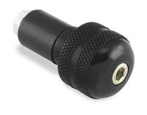 BikeMaster Anti Vibration Bar Ends Black - Fits 7/8" Handlebars