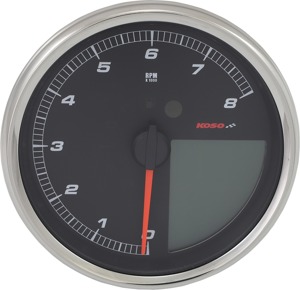 Koso HD-05 4.5" Multifunction Gauge Chrome Bezel For 04-22 HD CANBUS Models