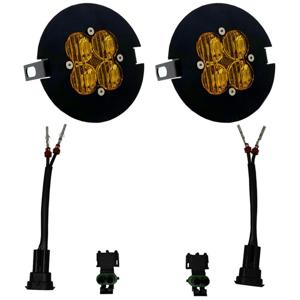 Sport Fog Pocket Kit - Amber - For 06-14 F-150 / 07-13 Tundra Squadron