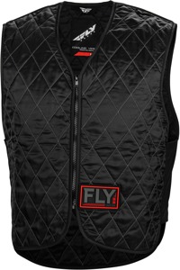 Fly Racing Cooling Vest Black 2X-Large - Evaporative cooling vest for hot weather riding