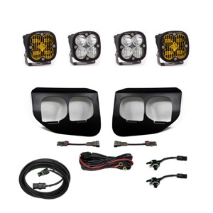 Baja Designs Amber Fog Lights Dual FPK SAE/Pro DC Fits Ford Super Duty 20-On