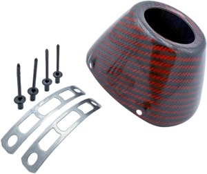 FMF Factory 4.1 Carbon End Cap Red - Carbon end cap for FMF Factory 4.1 exhaust