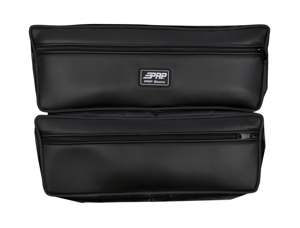 PRP Seats Polaris RZR Double Storage Bag Carbon Fiber Black - Double storage bag for Polaris RZR