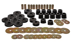 Black Body Mount Set Fits 67-95 K5 Blazer/67-70 Denali XL/Suburban/Yukon XL