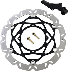 Contour Solid Front Oversized Brake Rotor Kit 320mm - Black