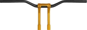 Performance Machine Phatbar Handlebar & Riser Kit Gold 9in Harley - Handlebar and riser kit for most Harley models