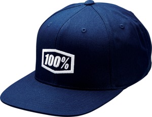 100% Men's Icon Hat Navy One Size