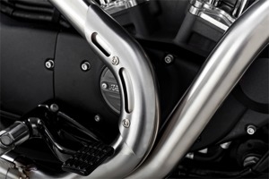 Vance & Hines Upsweep 2-1 Exhaust Brushed SS Fits Sportster 04-22
