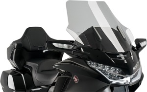 Puig Touring Windscreen Smoke for Honda GL1800 Gold Wing/Tour - Touring windscreen for Honda GL1800 Gold Wing/Tour