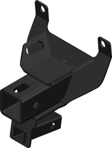 KFI 2" Rear Receiver Hitch Black For 10-23 Sportsman & 13-23 Scrambler