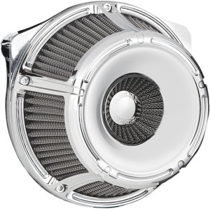 Arlen Ness Slot Track Inverted Air Cleaner Kit Chrome