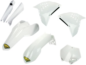 Cycra Complete Powerflow Body Kit White Fits KTM