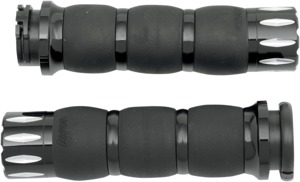 Avon Velvet Air Grips Rival Throttle Slide 1" Black Aluminum