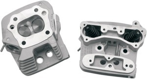 S&S Cylinder Head Kit Silver 106-3466 Fits Evolution Big Twin Engines