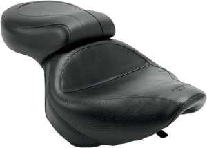 Mustang Wide Vintage One-Piece Seat Black Fits Honda Spirit 750